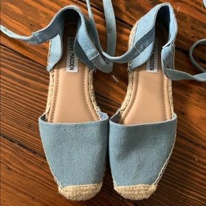 Steve Madden tie up espadrilles